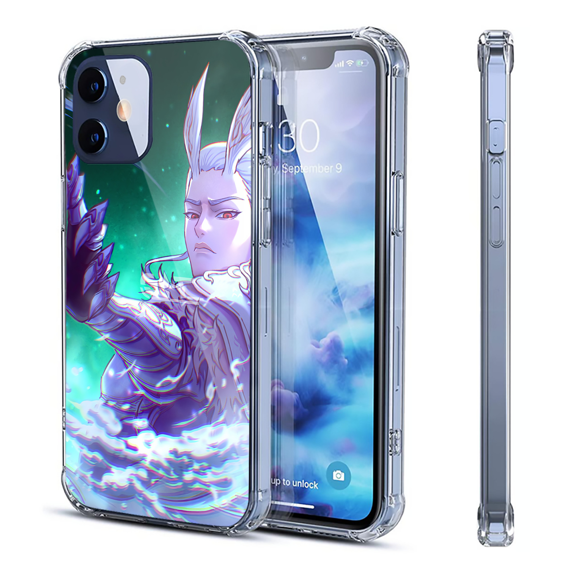 （画像用） Ne Zha 2 ナタ 魔童の大暴れ 【iPhone 12シリーズ対応】透明スマホケース（クリアソフトケース）